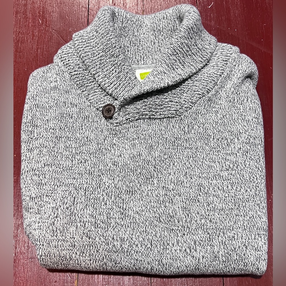 Boys Cotton Shawl Sweater-NWT